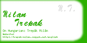 milan trepak business card